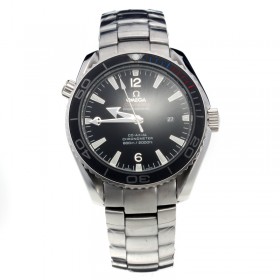 Omega Seamaster Automatic Ceramic Bezel with Black Dial S/S-The 2014 Edition