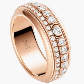 Piaget Possession Rings 18K Rose Gold  Diamond G34P1D00